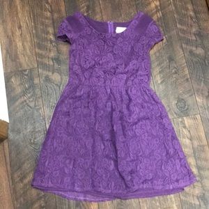 Coincidence and Chance lace purple dress